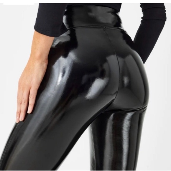 Spanx Faux Patent Leather Leggings - Picture 6 of 16